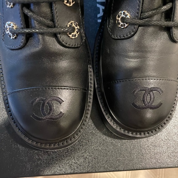 SOLD Chanel Brave Boot - Black CC size 38 - Picture 13 of 14